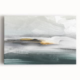 Abstract strokes and lines design on a stretched canvas wall art piece, showcasing vibrant colors and modern artistic flair, perfect for contemporary home decor.