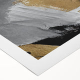 Abstract strokes and lines in vibrant colors create a modern wall art design on rolled canvas, perfect for contemporary home décor. Ideal for art enthusiasts.