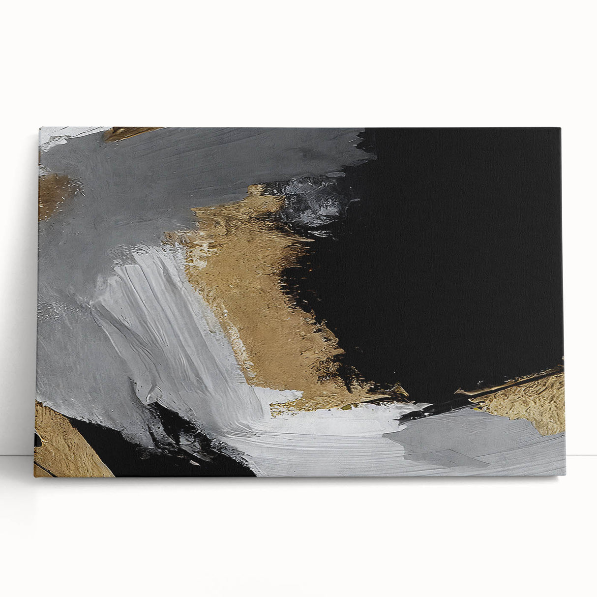 Abstract canvas art showcasing vibrant strokes and lines in bold colors, perfect for modern home decor. Ideal for adding a contemporary touch to any space.