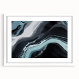 Abstract wall art featuring a collection of colorful strokes and lines, framed with a white mat, showcasing a modern design ideal for contemporary decor.