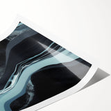 Abstract wall art print featuring colorful strokes and lines in a modern design, ideal for home decor. Perfect for adding a vibrant touch to living spaces.