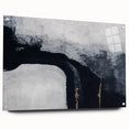 Abstract wall art featuring vibrant strokes and lines in bold colors, displayed in a sleek acrylic frame. Perfect for modern decor and artistic ambiance.