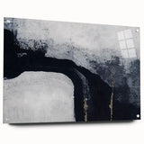 Abstract wall art featuring vibrant strokes and lines in bold colors, displayed in a sleek acrylic frame. Perfect for modern decor and artistic ambiance.