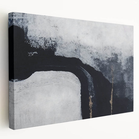 Abstract strokes and lines design on stretched canvas wall art, showcasing vibrant colors and dynamic patterns, perfect for modern interior decor.