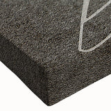 Close-up of an abstract strokes and lines design on stretched canvas wall art, showcasing vibrant colors and intricate patterns, ideal for modern home decor.