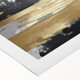 Abstract wall art design showcasing colorful strokes and lines in vibrant hues, perfect for modern home decor. Ideal for adding a contemporary touch to any space.