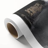 Abstract strokes and lines in vibrant colors create a modern wall art design on rolled canvas, perfect for contemporary decor. Ideal for art enthusiasts and home styling.