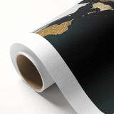 Colorful abstract strokes and lines in a modern art design on rolled canvas, perfect for contemporary home decor, showcasing vibrant hues and dynamic patterns.