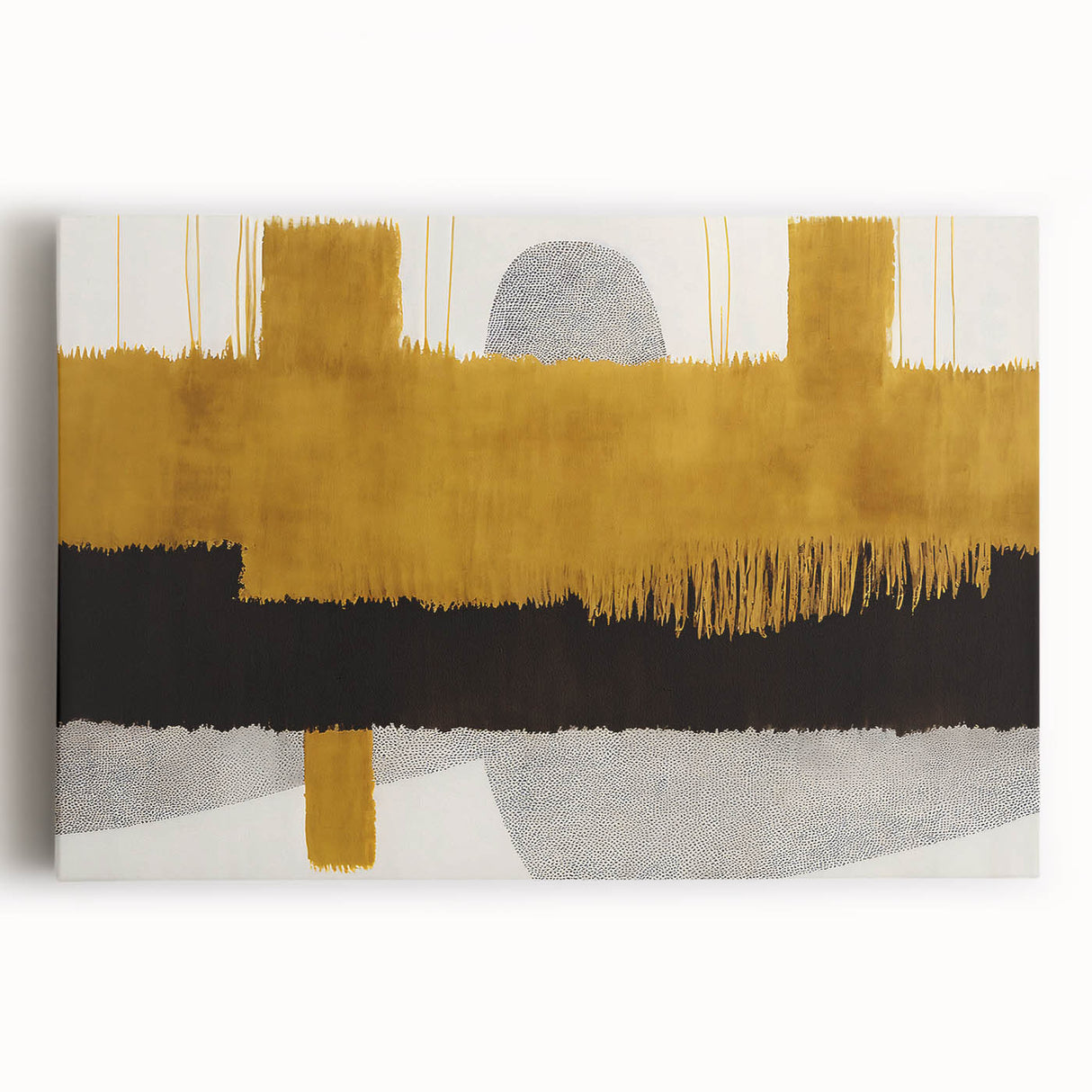 Abstract wall art featuring vibrant strokes and lines in a dynamic color palette, showcasing modern design elements for contemporary home decor. Perfect for enhancing living spaces with a touch of artistic flair.