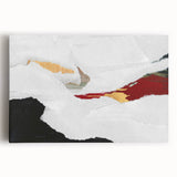 Abstract wall art canvas featuring vibrant strokes and lines in bold colors, ideal for modern decor, adding energy to any space.