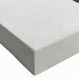 Close-up of an abstract wall art design featuring vibrant strokes and lines in bold colors, printed on stretched canvas, ideal for modern home decor.