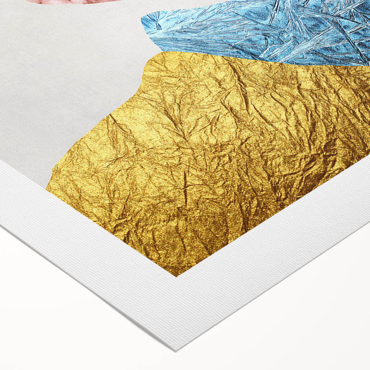 Abstract strokes and lines design on rolled canvas wall art, showcasing vibrant colors and modern aesthetics, perfect for contemporary decor.