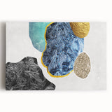 Abstract wall art canvas featuring vibrant strokes and lines in various colors, showcasing a modern design perfect for contemporary home decor.