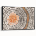 Framed wall art featuring an abstract design of strokes and lines in black and white, showcasing modern elegance for home decor.