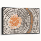 Framed wall art featuring an abstract design of strokes and lines in black and white, showcasing modern elegance for home decor.