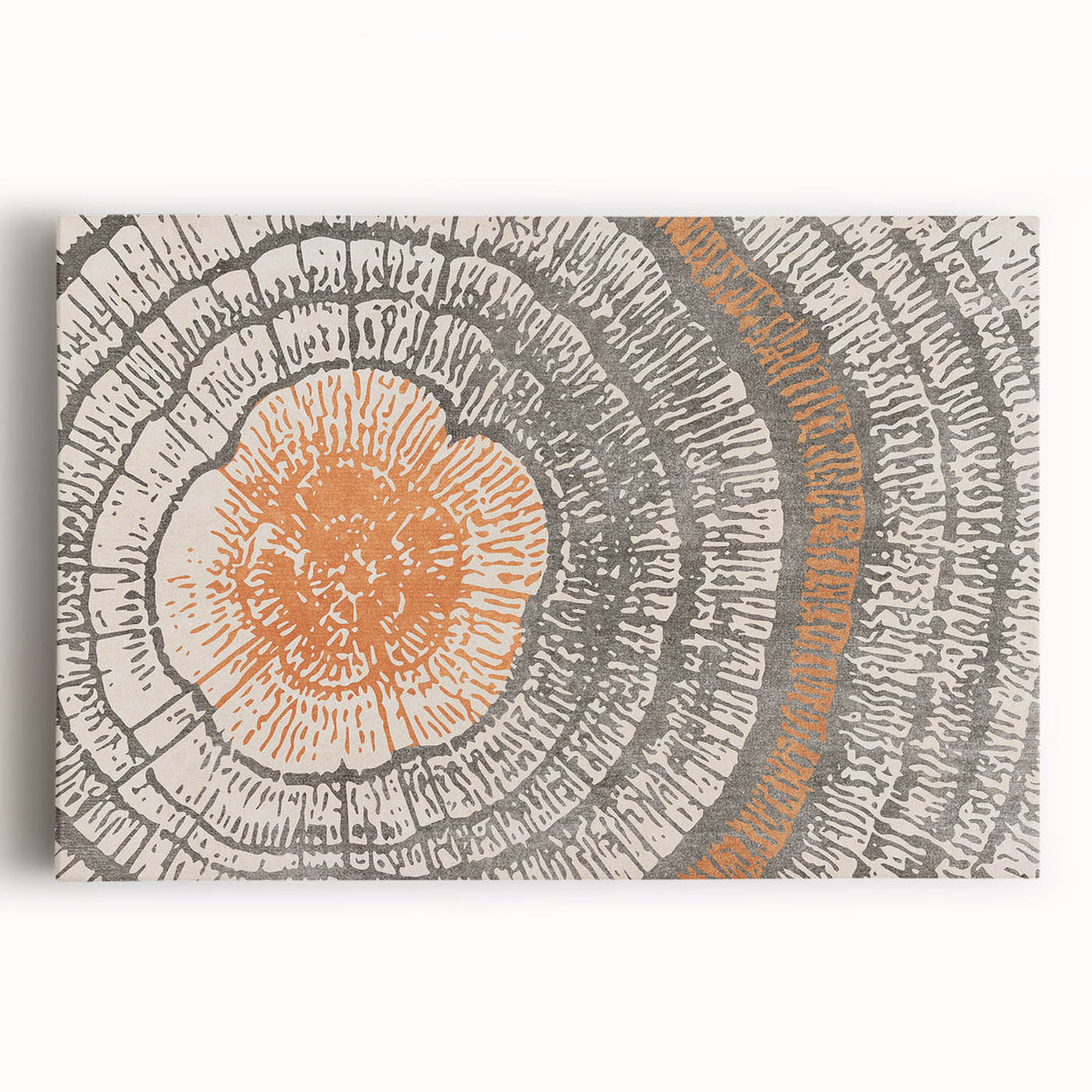 Colorful abstract strokes and lines wall art on stretched canvas, showcasing vibrant hues and dynamic patterns, perfect for modern decor.