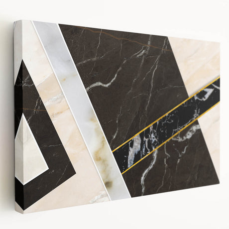 Stretched canvas wall art showcasing an abstract design of colorful strokes and lines, featuring a modern aesthetic perfect for contemporary decor.