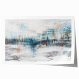 Abstract wall art print showcasing dynamic strokes and lines in vibrant colors, designed for modern home decor. Perfect for enhancing living spaces with artistic flair.