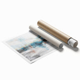 Abstract strokes and lines in vibrant colors create a modern wall art design, showcasing a unique blend of textures and patterns for contemporary decor.