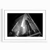 Extra large abstract art print with textured design in neutral shades, framed in white, ideal for living room decor.