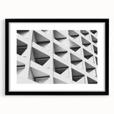 Extra large abstract art print featuring a textured, colorful swirl design on a black framed canvas.