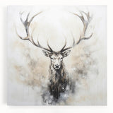 Vivid stretched canvas artwork showcasing a majestic antelope in a natural landscape, perfect for animal lovers and home decor enthusiasts. Ideal for enhancing interior aesthetics.