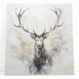 Stretched canvas featuring a vibrant antelope design from the Wild Life wall art collection, showcasing intricate details and rich colors, ideal for nature-themed decor.