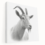 Stretched canvas artwork showcasing a vibrant side view of an antelope in a wild landscape, ideal for animal lovers and home décor enthusiasts.