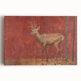 Antelope wall art canvas featuring a vibrant, colorful design showcasing a majestic antelope in a natural setting, perfect for animal lovers and home decor enthusiasts.