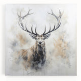 Vibrant stretched canvas wall art showcasing a majestic antelope in a natural setting, perfect for wildlife enthusiasts and home decor accents.