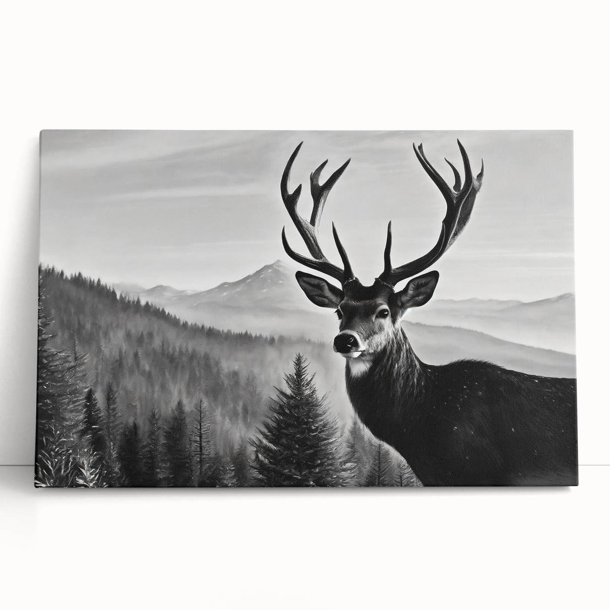 Antelope wall art canvas featuring a vibrant design of a graceful antelope in a natural setting, ideal for wildlife enthusiasts and home decor. Perfect for adding a touch of nature to any space.