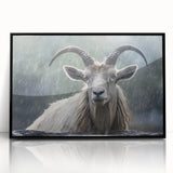 Framed acrylic wall art featuring a striking antelope design, showcasing intricate details and vibrant colors, set against a sleek black frame for modern decor.