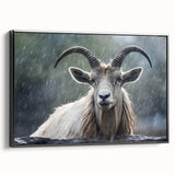 Framed wall art featuring a side view of an antelope design, showcasing intricate details and vibrant colors, perfect for wildlife enthusiasts and home decor.