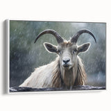 Framed wall art showcasing a side view of an elegant antelope design on textured canvas, featuring earthy tones that enhance its natural aesthetic, perfect for wildlife enthusiasts.