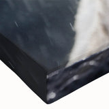 Close-up view of a stretched canvas featuring a vibrant antelope design in rich colors, showcasing intricate details and textures, perfect for wildlife-themed decor.