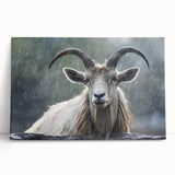 Stretched canvas wall art featuring a vibrant antelope design, showcasing intricate details and earthy colors, ideal for enhancing any wildlife-themed decor.