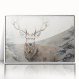 Framed acrylic wall art featuring a vibrant antelope design, showcasing intricate details and bold colors, ideal for nature lovers and modern decor enthusiasts.