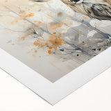 Rolled canvas showcasing a vibrant antelope design, part of a wildlife wall art collection, featuring rich colors and intricate details, perfect for home decor.