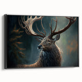 Framed canvas wall art showcasing a striking antelope design in a black frame, perfect for adding a bold touch to modern home decor. Ideal for wildlife enthusiasts.