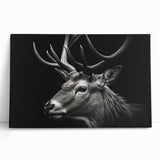 Stretched canvas wall art showcasing a vibrant antelope design in a natural setting, perfect for wildlife enthusiasts and home decor, featuring rich colors and intricate details.