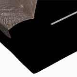 Close-up of a stretched canvas wall art featuring a bat design, showcasing intricate details and textures in earthy tones, perfect for wildlife enthusiasts.