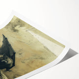 Rolled print showcasing a vibrant bat design from the "Animals of the Wild" collection, featuring intricate details and bold colors, perfect for nature-themed decor.