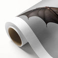 Rolled canvas showcasing a vibrant bat design from the Animals A Wild Life collection, perfect for adding a unique touch to home decor.