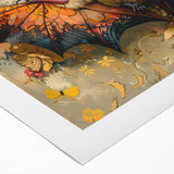 Rolled canvas art featuring a vibrant bat design with intricate details and natural colors, perfect for wildlife enthusiasts and home decor. Ideal for adding a unique touch to any space.