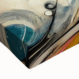 Close-up of a wildlife bat design stretched canvas wall art collection, showcasing intricate details and vibrant colors, perfect for animal lovers and home decor enthusiasts.