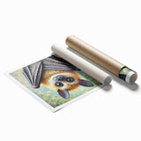 Bat-themed wall art print showcasing intricate wildlife design, featuring a detailed illustration of various bat species against a dark background, perfect for nature lovers and home decor enthusiasts.