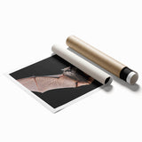 Colorful bat-themed wall art design featuring intricate details and vibrant hues, perfect for animal lovers and home decor enthusiasts. This rolled print is ideal for adding a unique touch to any space.