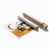 Vibrant wall art print featuring a majestic buffalo in a natural habitat, showcasing intricate details and rich colors, perfect for wildlife enthusiasts or home decor.