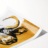 Buffalo wall art print showcasing a striking bison design, featuring rich textures and earthy tones, ideal for rustic home decor or wildlife enthusiasts. Perfect for adding nature-inspired elegance to any space.