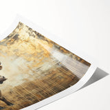 Buffalo wall art print showcasing a detailed bison design on a textured surface, perfect for wildlife enthusiasts and home decor. Ideal for adding a rustic touch to any space.